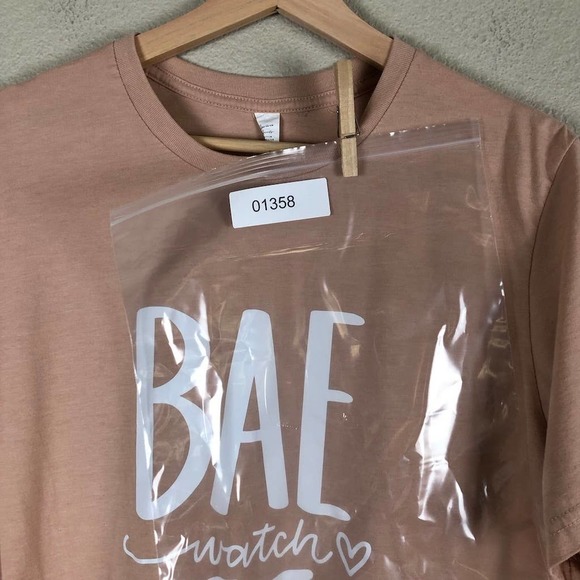 Bae Watch Shirt Pink Laviva Sports Graphic Short Sleeve TeeSize Large - Picture 14 of 14